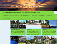 Tablet Screenshot of kohchangrealestate.com